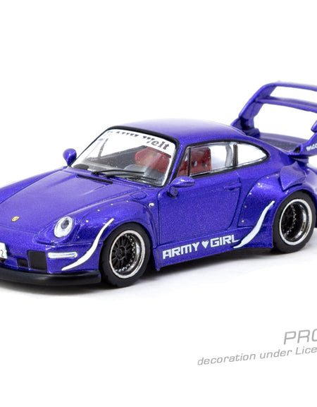 Tarmac Works 1:64 RWB 993 ARMY GIRL Diecast Model Car