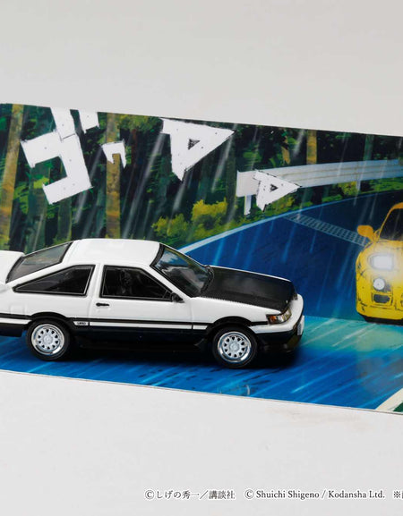 Hobby Japan 1/64 Toyota COROLLA LEVIN (AE86)/ INITIAL D Wataru Akiya
