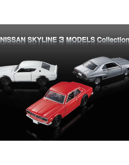 Takara Tomy Tomica Gift Set Die-cast Premium Nissan Skyline 3 Models Collection