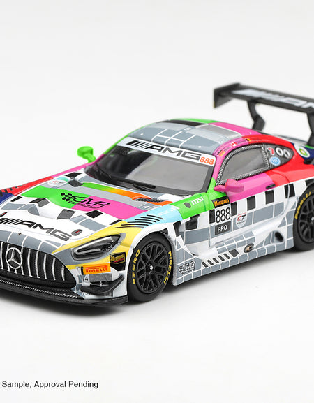 (Pre-order) Mini GT #1336 Mercedes-AMG GT3 #888 Mercedes-AMG Team GMR 12hrs 2025