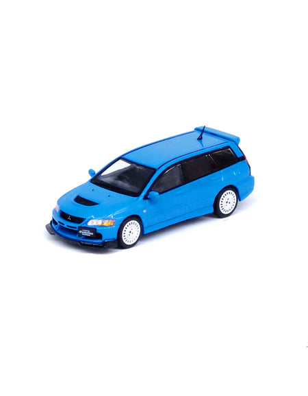 INNO64 1/64 Die-Cast MITSUBISHI LANCER EVOLUTION IX WAGON BLUE