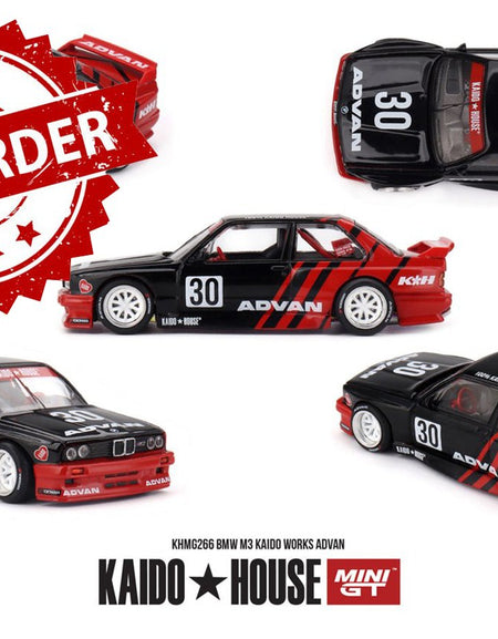 (Pre-order) Kaido House X Mini GT BMW M3 Kaido Works ADVAN #KHMG266