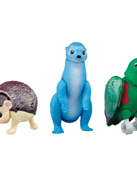 Takara Tomy Adventure Ania Kingdom Otter Village Animal Set (White Pearl Ver.)