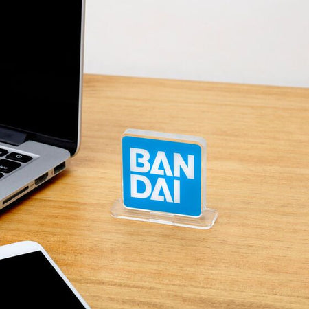 Bandai Spirits Official Acrylic Logo 6cm Display Ex Blue
