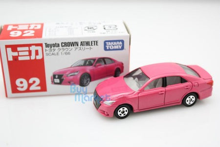 Takara Tomy Tomica #92 PINK Toyota Crown Athlete Scale 1/66 Diecast Toy Car