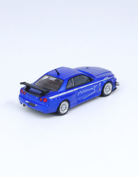 INNO64 MODEL 1/64 NISSAN SKYLINE GT-R (R34) V-SPEC Tuned by "MINE'S"