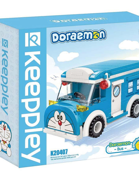 Qman Keeppley Building Blocks Toy #K20407 - Doraemon Mini Car-Bus