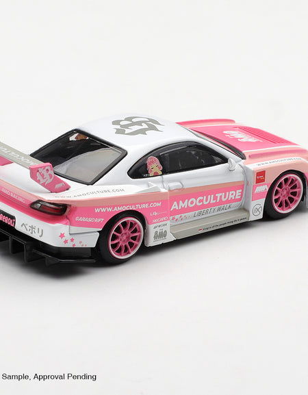 Mini GT #1239 Nissan SILVIA (S15) LB-Super Silhouette AMOCULTURE Car