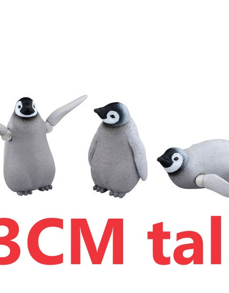 Takara Tomy ANIA Animal AS-31 Emperor Penguin Children 3X SET 3CM Figure