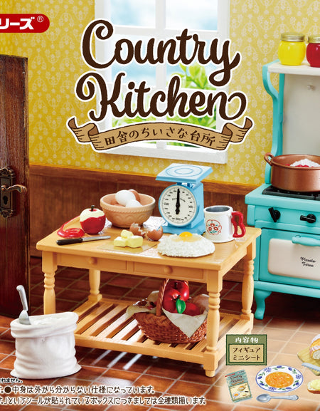 Re-ment Petit Sample Country Kitchen (Full 8pcs Complete Box Set)