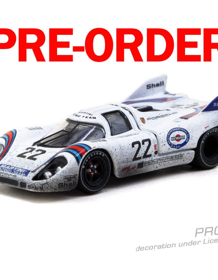 (Pre-order) Tarmac Works Porsche 917 KH 24h Le Mans 1971 Winner #22 Race finish