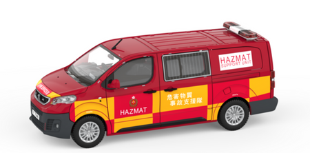 Tiny City Die-cast Model Car 1/64 - Peugeot Expert FSD HAZMAT Supporting Unit