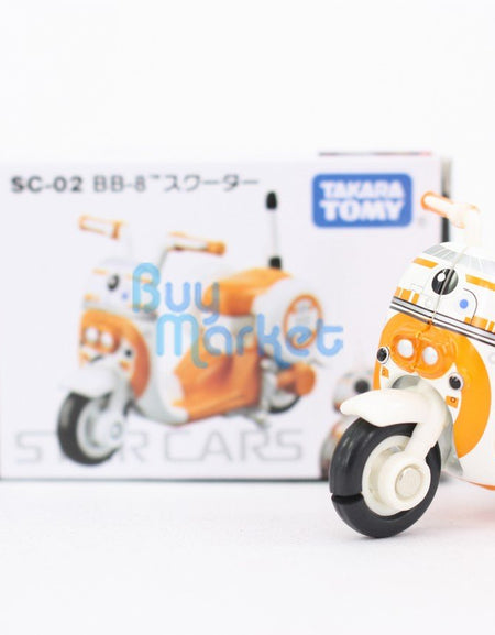 Takara Tomy Tomica Star Cars SC-02 Star Wars BB-8 Scooter Motorcycle Diecast
