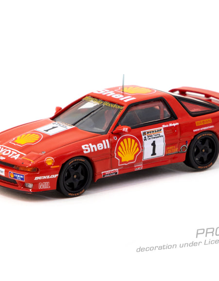 Tarmac Works Diecast Car 1/64 Toyota Supra Turbo (MA70) BTCC 1988