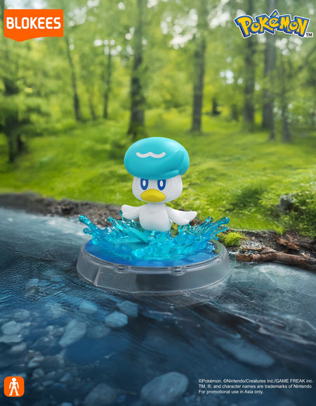 Blokees Pokemon Classic Version-S Fever Attack Series Mini Model Kit - Quaxly