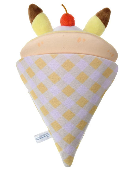 Takara Tomy Pokemon Poke Piece Crepe Plush Swaddle Pikachu