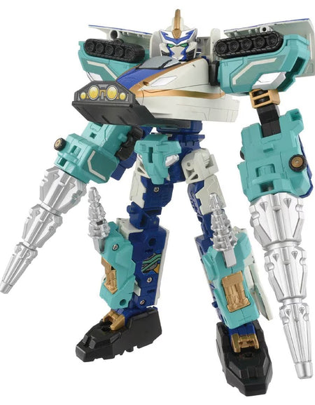 Takara Tomy Plarail Shinkansen Deformation Robot SHINKALION CW E7 Kagayaki Drill