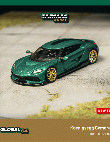 Tarmac Works 1:64 Koenigsegg Gemera Green Die-cast Model Car