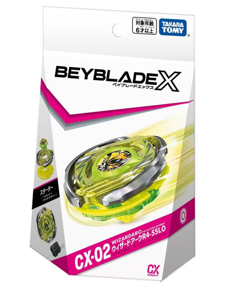 Takara Tomy Beyblade X CX-02 Starter WizardArc R4-55LO