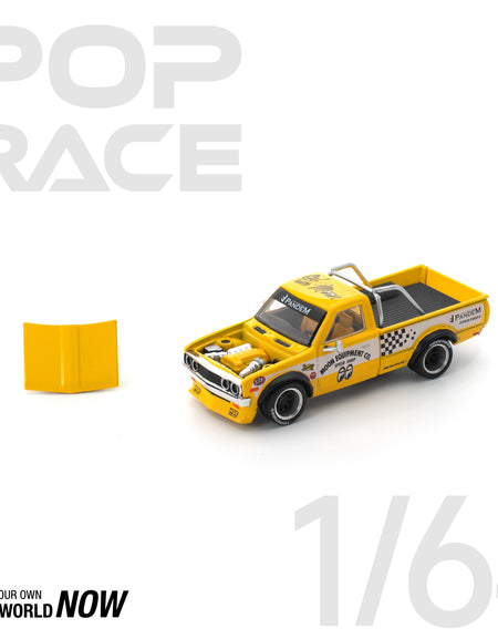 POPRACE 1/64 PANDEM DATSUN 620 - MOONEYES Diecast Model Car