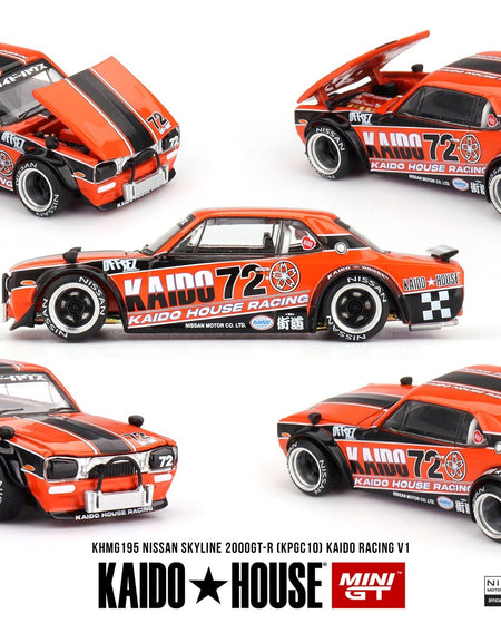 Kaido House x Mini GT Nissan Skyline 2000GT-R KPGC10 Kaido Racing V1