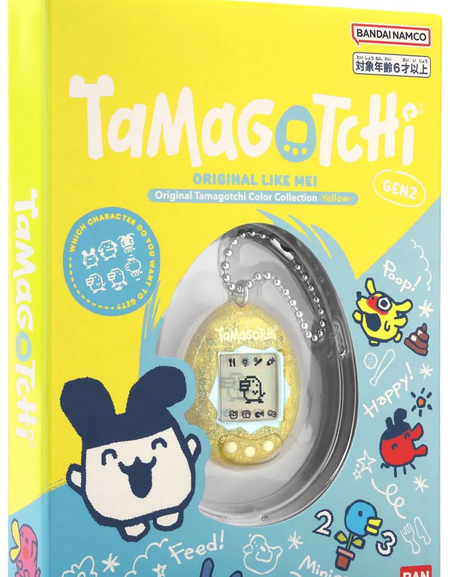 Bandai Tamagotchi The ORIGINAL LIKE ME! GEN1 COLOR COLLECTION YELLOW