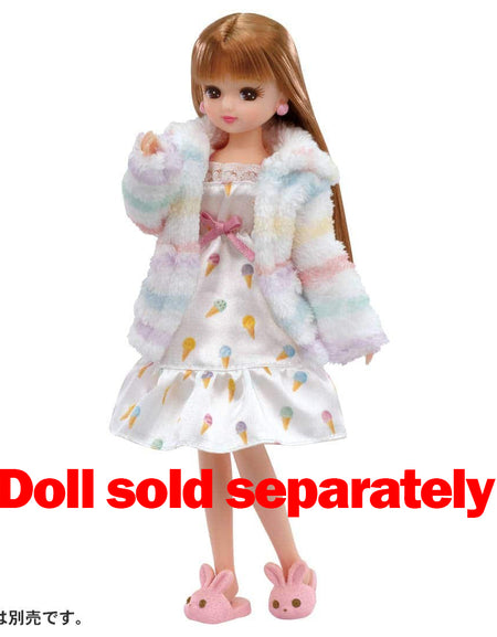 Takara Tomy Licca Chan Doll Clothes LW-06 Softness Room Wear (NO DOLL)