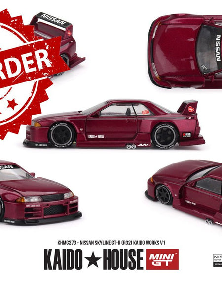 (Pre-order) Kaido House X Mini GT Nissan Skyline GT-R (R32) KAIDO WORKS V1