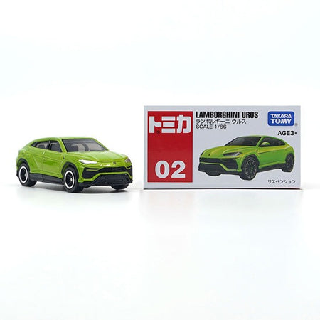 Takara Tomica Tomy 1/66 #02 Lamborghini Urus Diecast Model Car