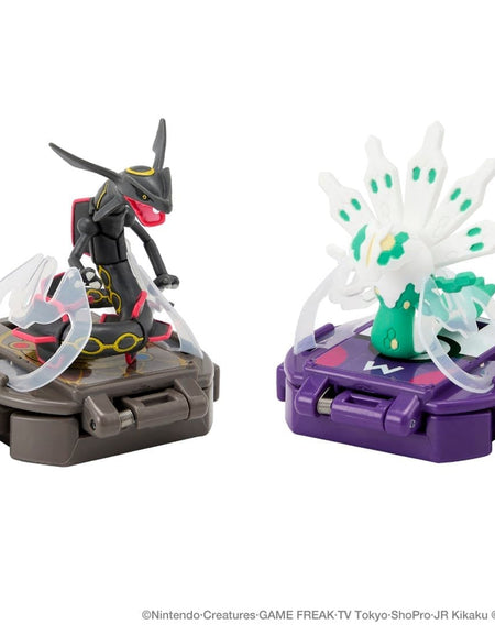 Takara Tomy Moncolle Battle Set Black Rayquaza VS White Zygarde 50% Figures