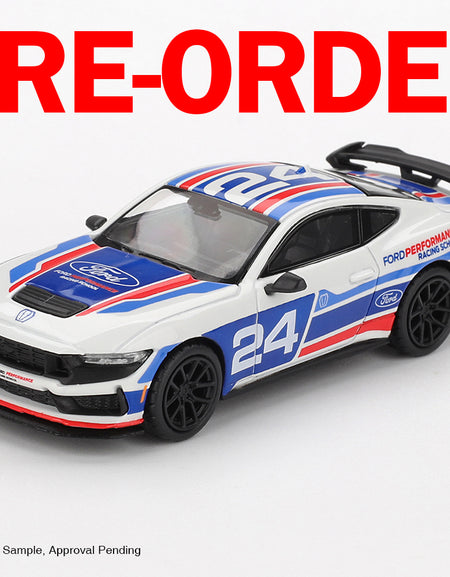 (Pre-order) MINI GT #1172 Ford Mustang Dark Horse #24 Ford Performance Racing