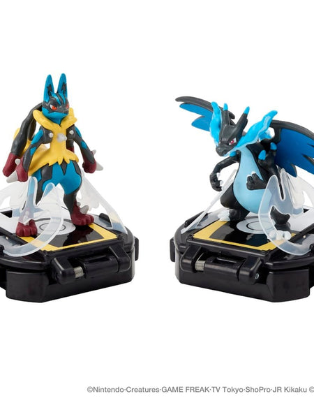 Takara Tomy Pokémon Moncolle Battleze Mega Lucario VS Charizard X