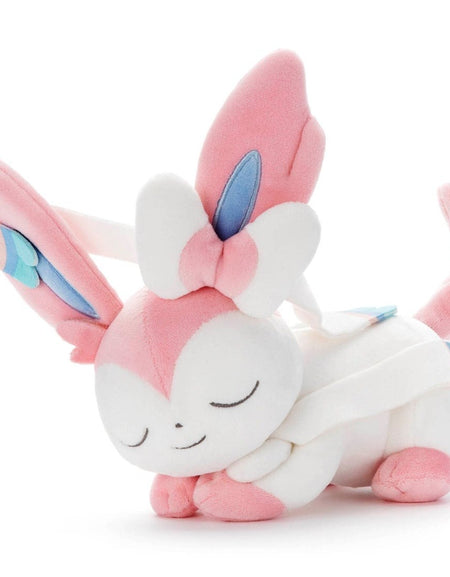 Takara Tomy Arts Pokemon Suya Suya Sleeping Friend S size Sylveon Soft Plush