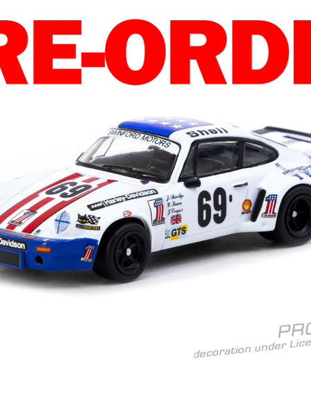(Pre-order) Tarmac Works 1/64 Porsche 911 Carrera RSR 3.0 24h Le Mans 1975 #69