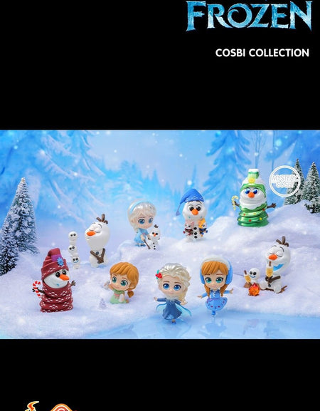 Hot Toys Cosbi Bobble-Head Collection Disney Snow Princess 8 Figure Set Series 2