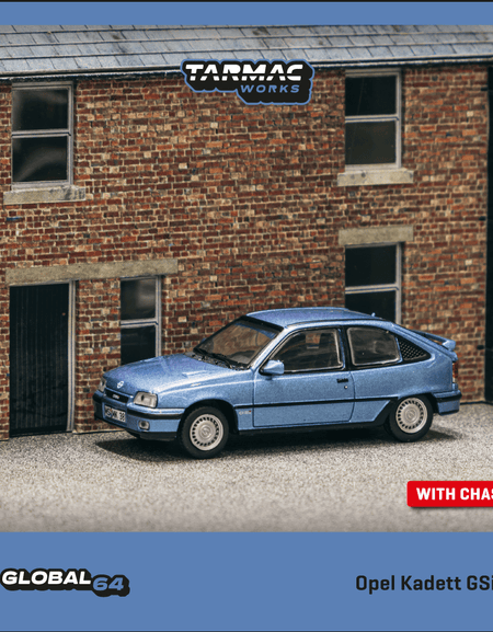 Tarmac Works 1/64 Opel Kadett GSi Blue Metallic Model Car