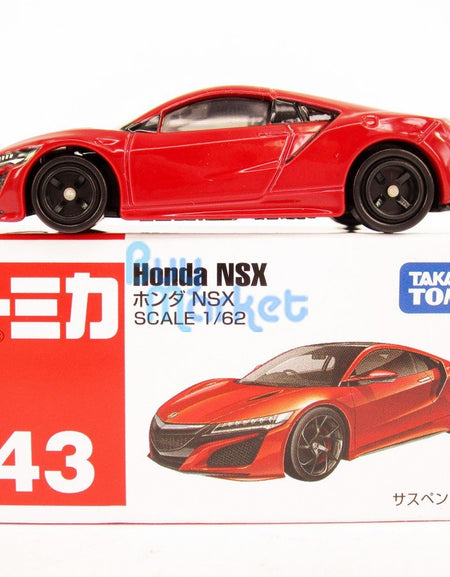 Takara Tomy Tomica #43 Honda NSX 1/62 7CM Red Diecast Toy Model Car Japan