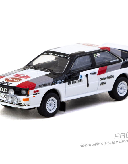(Pre-order) Tarmac Works Audi Quattro A1 Lombard RAC Rally 1982 #1 Winner Model