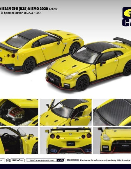 Era Car 1:64 Diecast Car 33 Nissan GT-R(R35) N2020 White