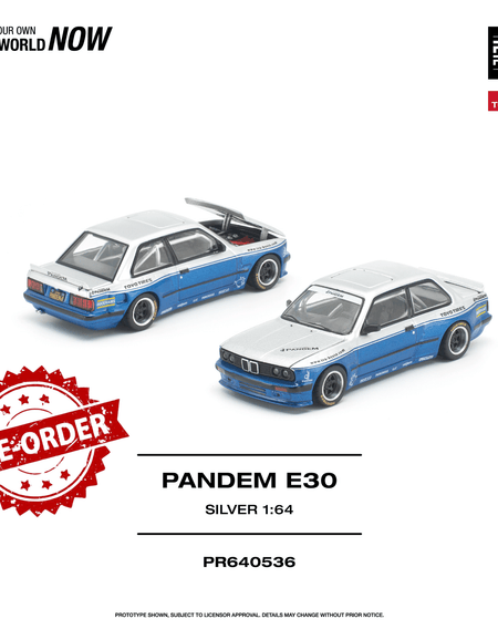 (Pre-order) POPRACE 1/64 - PANDEM E30 Diecast Model Car