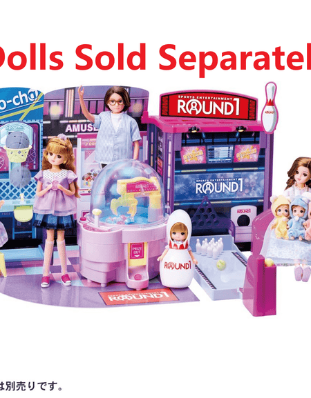 Takara Tomy - Licca-Chan Set Let's All Go To Round1 Playset (NO DOLL)