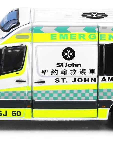 Tiny City 1/76 #166 Mercedes-Benz Sprinter St.John Ambulance (SJ60) Model Car