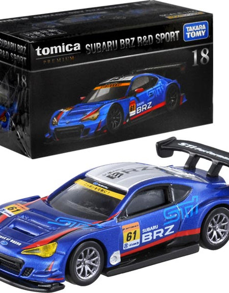 Takara Tomy Tomica Premium No.18 Subaru Brz R&D Sport scale 1/60 Diecast Car Toy
