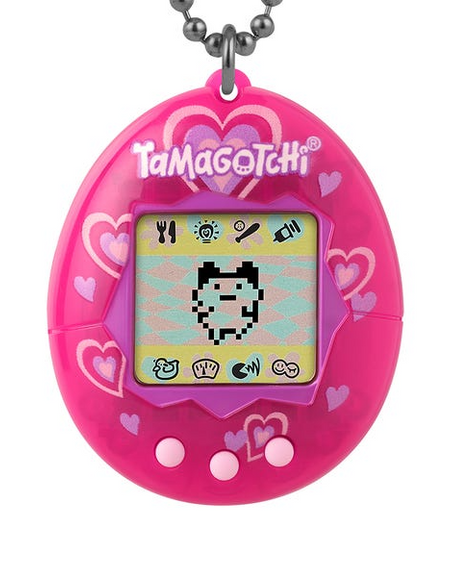 Bandai Original Tamagotchi - GEN1 Lots of Love (PDQ) Pink Electric Pet