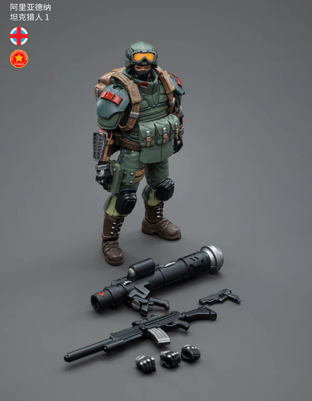 JOYTOY x Corvus Belli Infinity 1:18 Ariadna Tankhunter Regiment 1 Action Figure