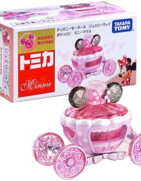 Takara Tomy Disney Motors Jewelry Storage Box Pumpkin Car Minnie Mouse Mickey