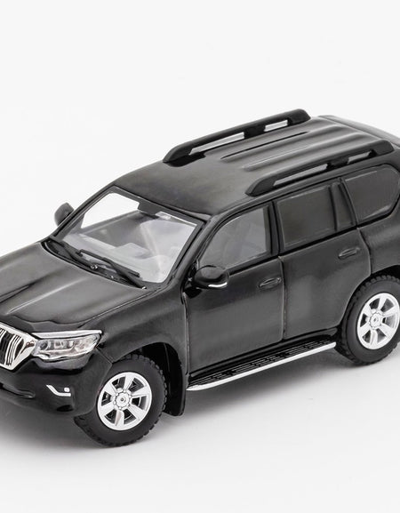 GCD 1/64 Toyota Land Cruiser Prado 150 Black (LHD) Diecast Model Car