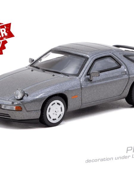 (Pre-order) Tarmac Works 1/64 Porsche 928 S4 Grey Metallic Diecast Model Car