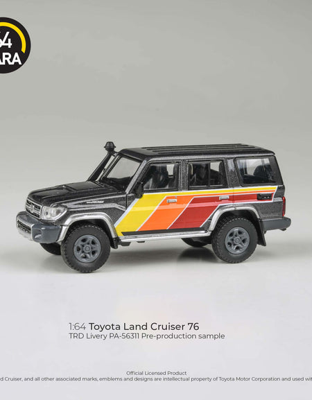 PARA64 1/64 2014 Toyota Land Cruiser LC 76 TRD Livery Model Car