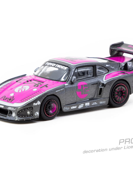 Tarmac Works 1/64 Bisimoto Porsche 935 K3V with Trading Card Set